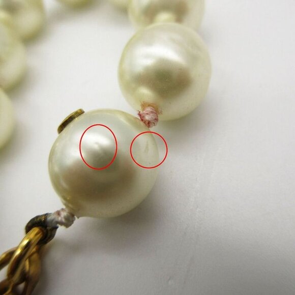 Chanel Vintage Pearl Gold Long Chain Necklace - Picture 9 of 10